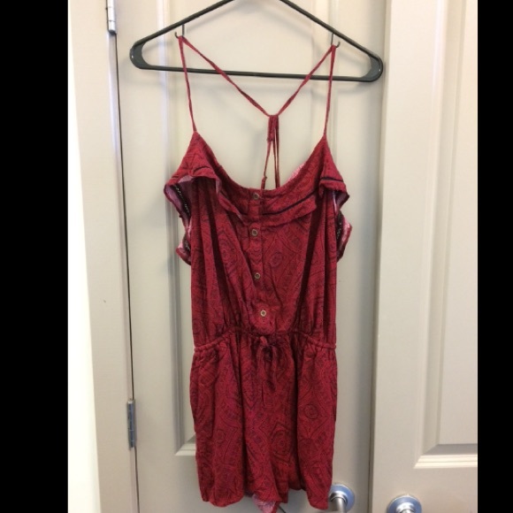 Red romper