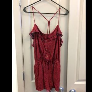 Red romper