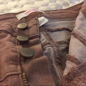 Dusty Rose HighWaisted Skinny Jeans