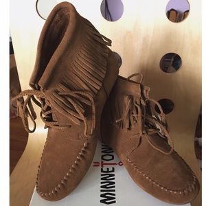 Minnetonka Fringe Booties
