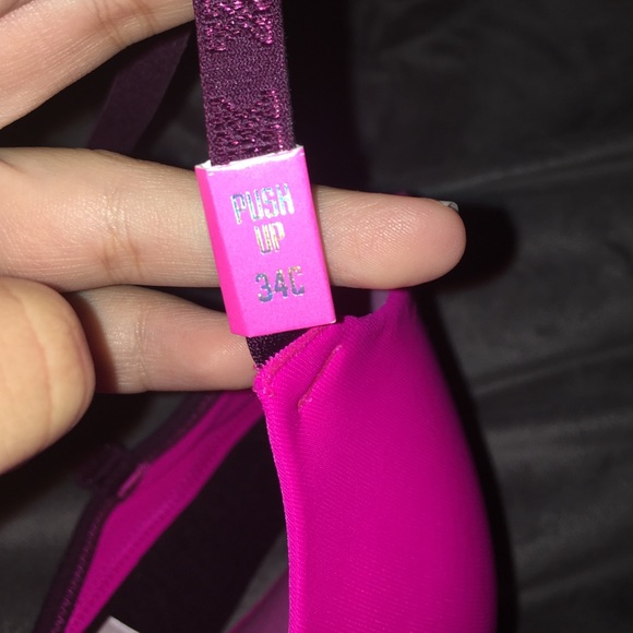 Pink Push Up Bra - Picture 3 of 3
