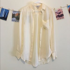 J crew button down blouse size 4