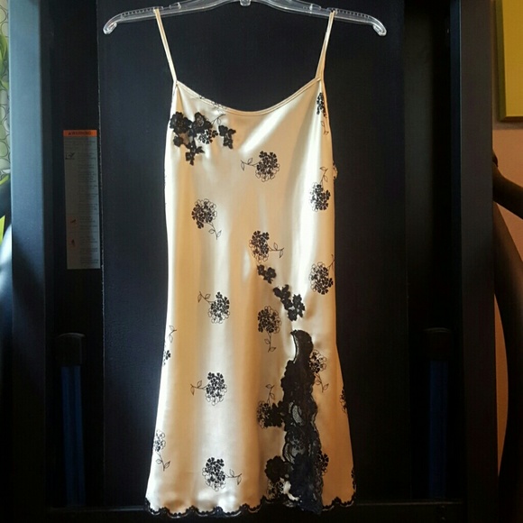 VS Angels lace trim satin slip