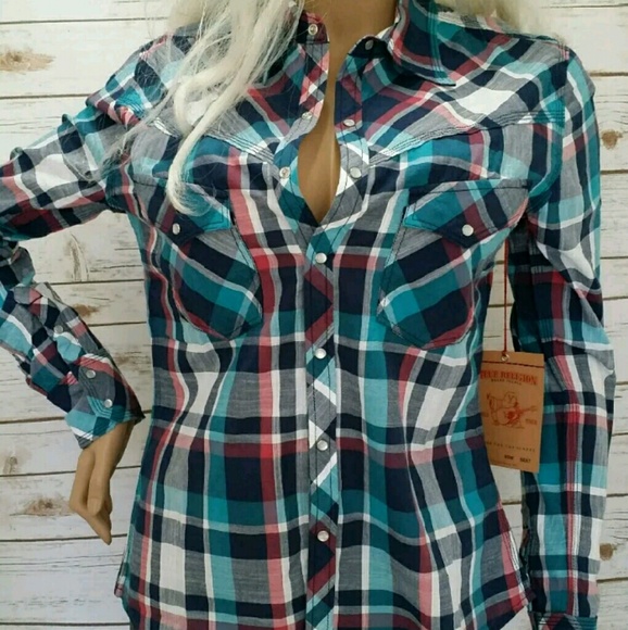 TRUE RELIGION LONG SLEEVE BUTTON DOWN SHIRT