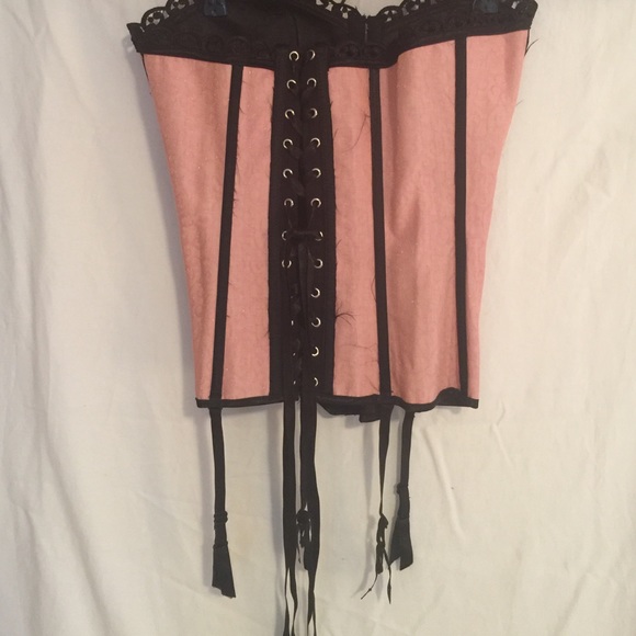 Pink corset