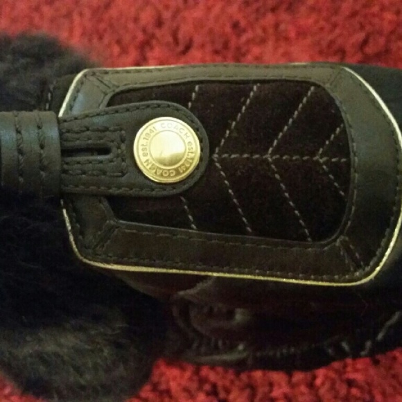 Coach Satin Fur Rabbit Bag Purse - Picture 3 of 4