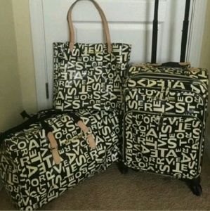 VICTORIA'S SECRET PINK 3PC LUGGAGE SET