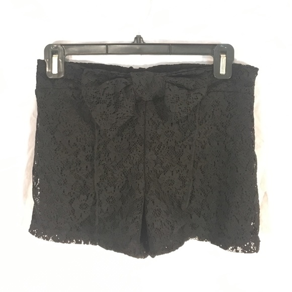 Lace Body Central bow shorts