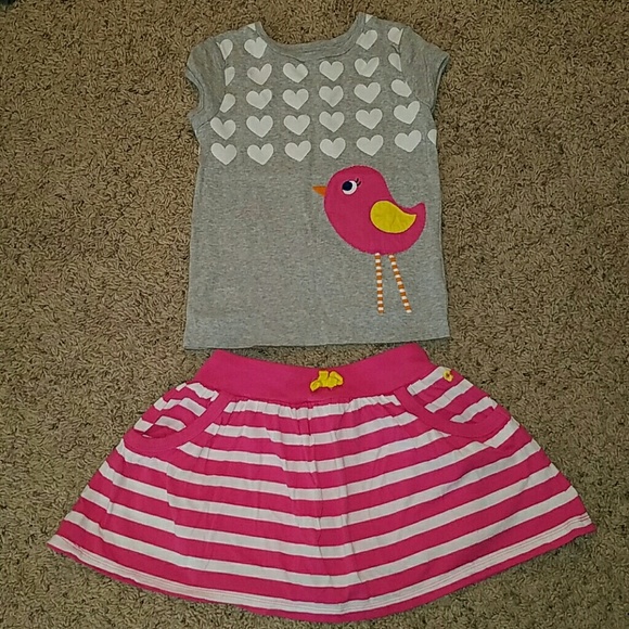 Carter's Girl's Shirt and skirt