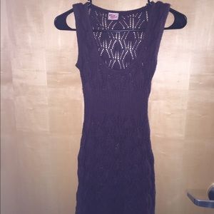 Knit sweater dress