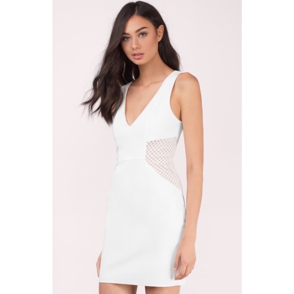 JACLYN MESH BODYCON DRESS