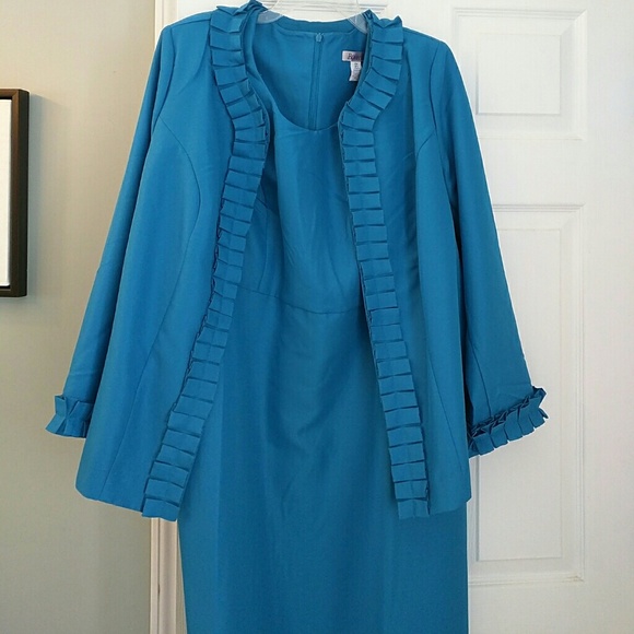 2 pieces*dress and jacket