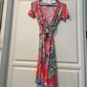 Boho Blu Faux wrap dress size medium