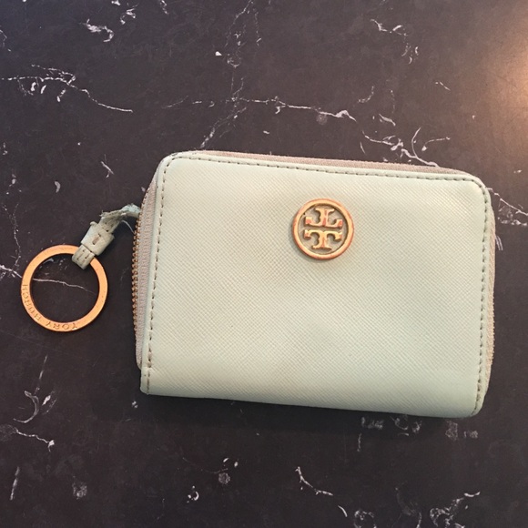 Tory Burch Robinson zip coin case