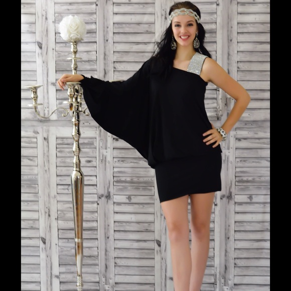 Jovani 7099 Jazzy One Sleeve Homecoming Dress