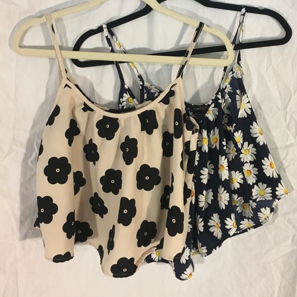 2, Rue 21 crop top tanks