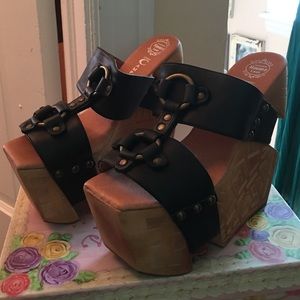 Jeffery Campbell cut out wedges