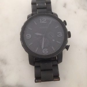 Black Fossil Watch. I'll accept best offer!