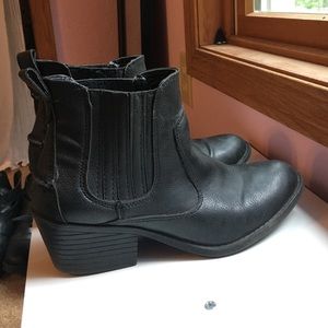Black Western Ankle Boots