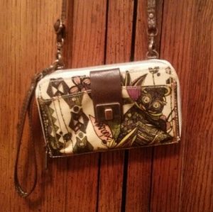 Sakroots phone case/cross body/wristlet/wallet