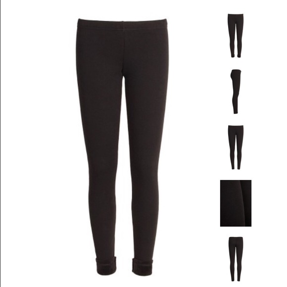 Black Fleece-lined leggings - Picture 3 of 3