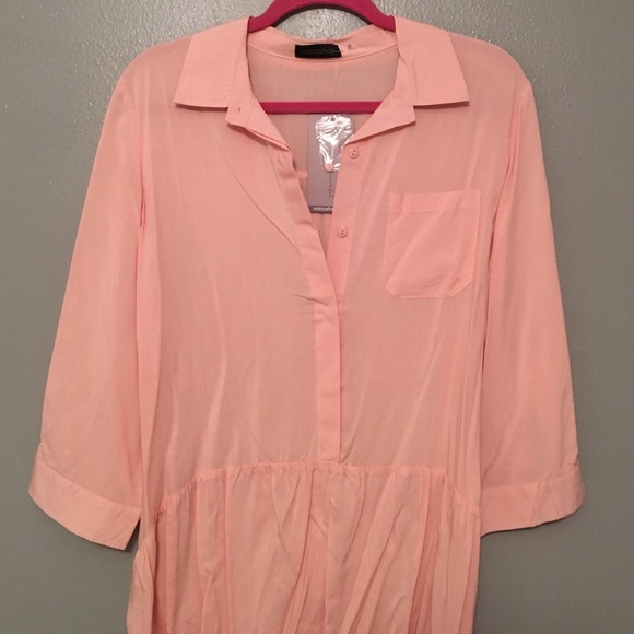 NWT MittoShop light pink tunic