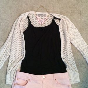 Croft and Barrow Open Knit Cardigan