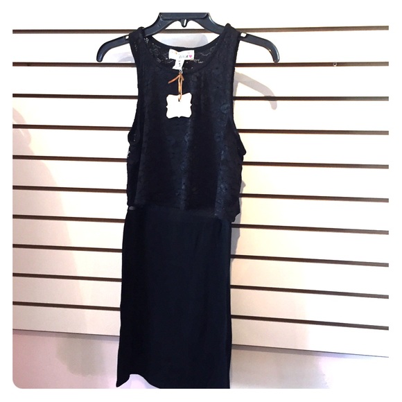 Cute black sheer dress