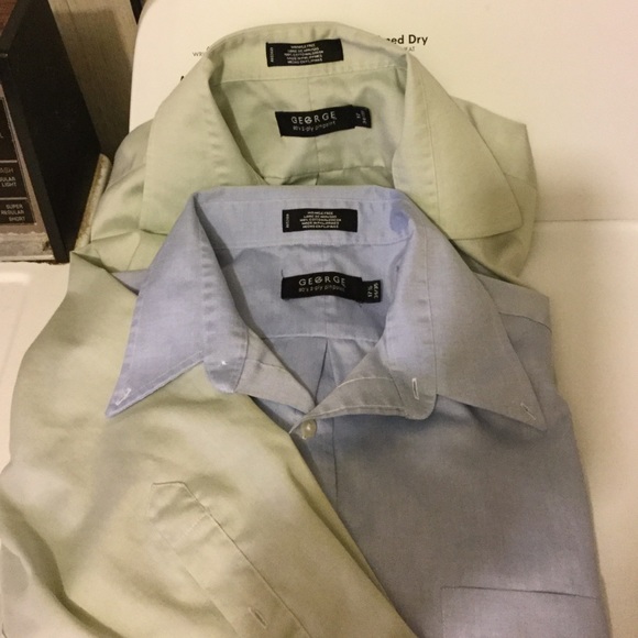 4 Long Sleeve Mens Dress Shirts - Picture 3 of 7