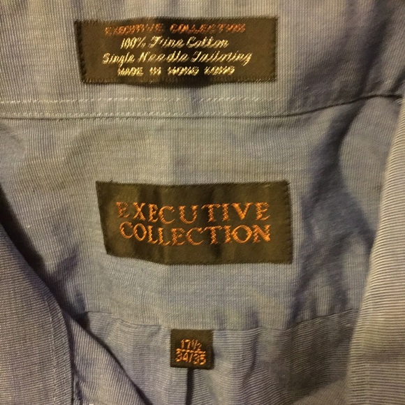 4 Long Sleeve Mens Dress Shirts - Picture 4 of 7