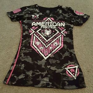 American fighter camo shirt