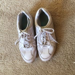 (Child size) White cheer shoes
