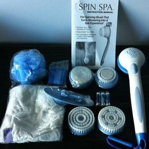 Spin Spa Spinning Brush with Attachments