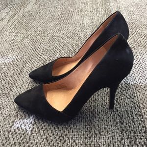 Madewell Mira Heel size 8H medium in true black.