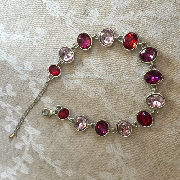 Pink and red bracelet