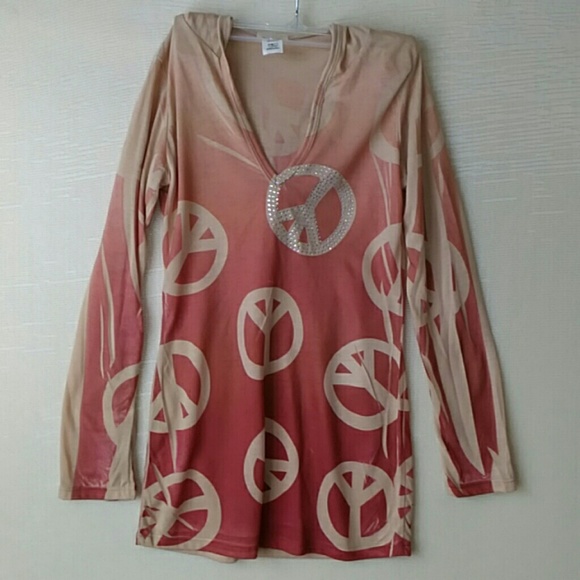 Davida women's peace blouse