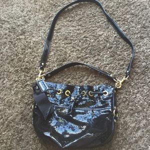 Coach sequin satchel