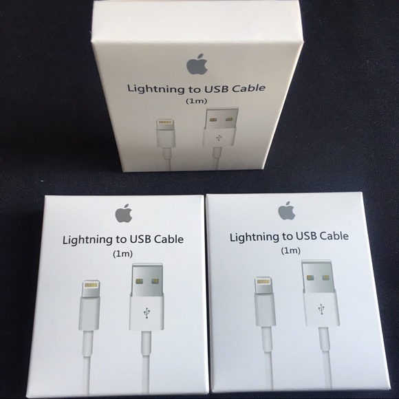 3 X Apple Lightning New USB Chargers