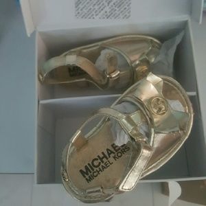 Michael Kors Infant Gold Sandals