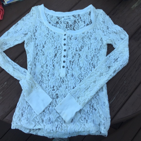 White See-through Aèropostale Shirt