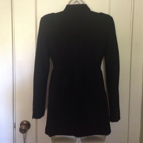 Black Button Up Coat - image 3