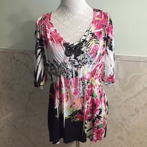 One World Butterfly Stretchy Top PXL