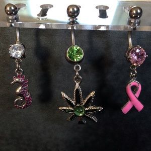 Weed Belly Ring