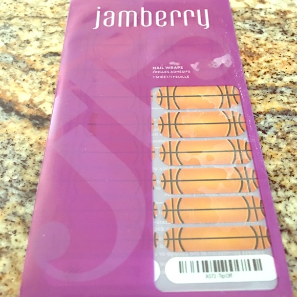 Jamberry 🏀Tip Off🏀 Nail Wraps