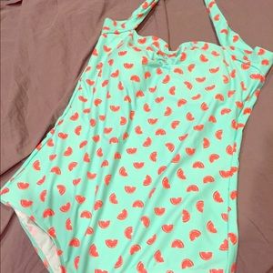 Never worn retro-style swim suit