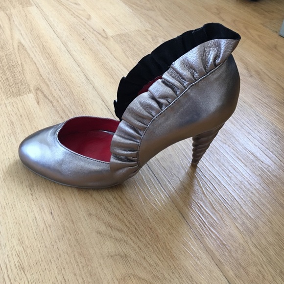 Jeffrey Campbell Michelle-c pewter heels