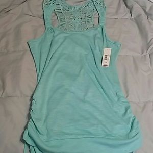 Crochet back tank top