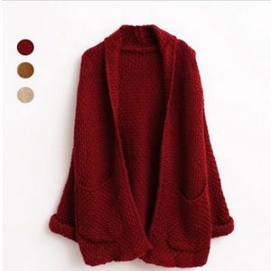 Pinterest burgundy cardigan