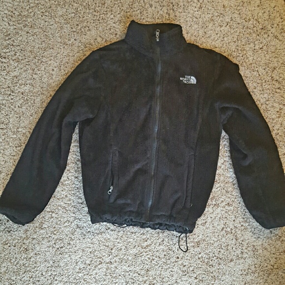 Black North Face, very fluffy Osito jacket