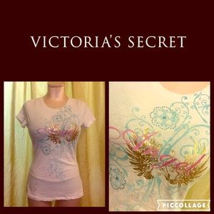 Victoria's Secret And tee shirt with embellishment